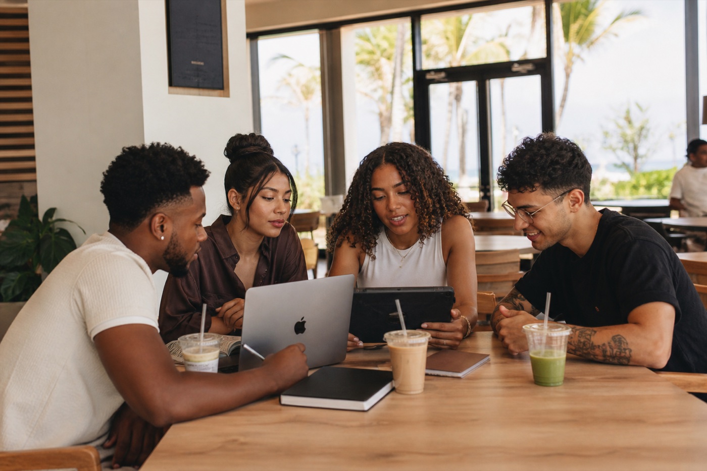 HOPEAcademy Pilot Cohort - Gen Z youth working together
